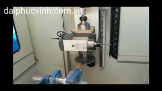 Máy Làm Mộng Cnc Khung Cánh Cửa 4 Dao | Máy Làm Mộng | Đại Phúc Vinh CNC