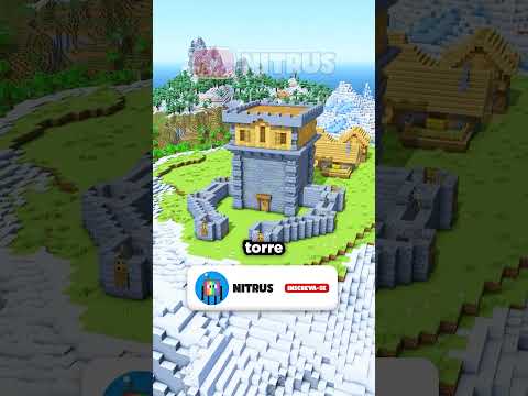 COMO CONSTRUIR UM CASTELO SIMPLES NO MINECRAFT!