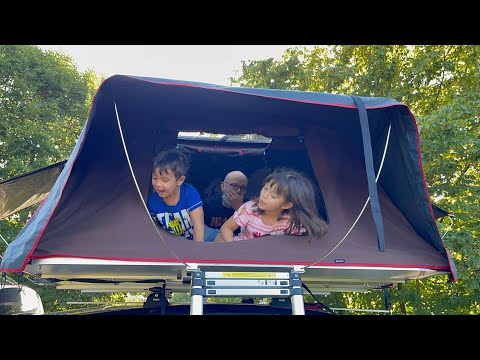 Unboxing iKamper SkyCamp 2.0 Roof Top Tent Hard Shell 2021 | Excited Much 😍