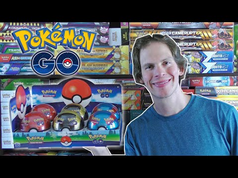 Pokemon GO PokeBall Tin Display Case Opening