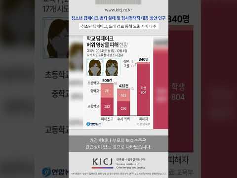 청소년 딥페이크, 왜 ‘장난’이 됐나? | 2025 연구보고서