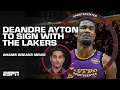 BREAKING Deandre Ayton To Sign With The Lakers Shams With The Details SportsCenter