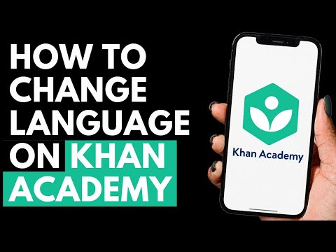 How To Change Language on Khan Academy