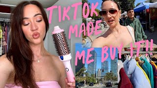 TikTok Made Me Buy It + Thrift Shopping with Oli!!!