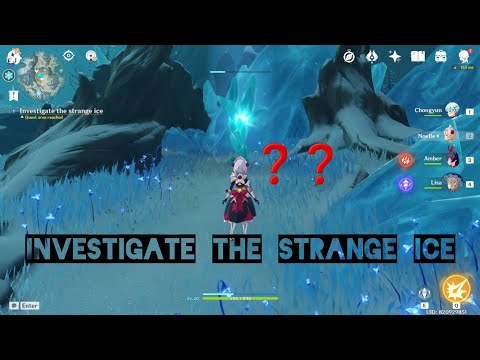 Investigate The Strange Ice|Genshin Impact (How To Break The Ice)