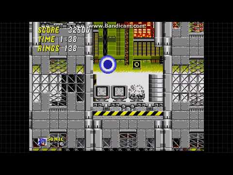 Sonic The Hedgehog 2 - Secret Path In Chemical Plant Zone Act 2
