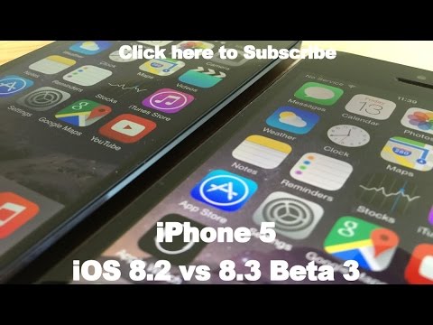 iOS 8.3 Beta 3 vs iOS 8.2 on iPhone 5