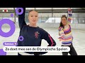 Kunstschaatsster Lindsay van Zundert beantwoordt vragen van kinderen