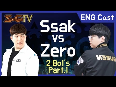 [ENG] Ssak vs Queen (TvZ, 2Bo1's) Part.1 - Starcraft Remastered (StarCastTV English)