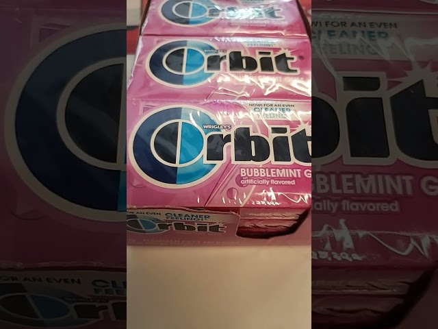 Vídeo relacionado con ORBIT - Bote de Chicles Sin Azúcar Sabor Fresa - Frescura Intensa y Larga Duración, Pack de 6 Botes con 46 Chicles Cada Uno