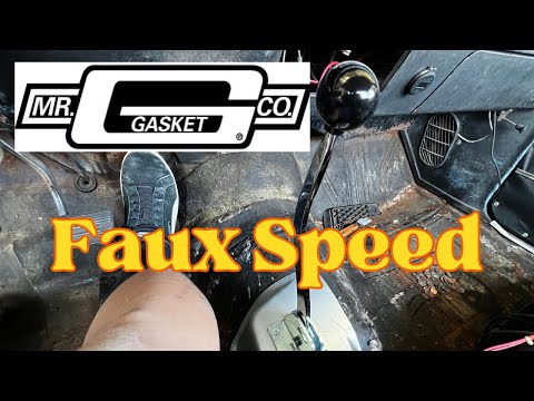 DIY Mr. Gasket floor shift install. Hot rod '66 El Camino. Get the 4 speed look.