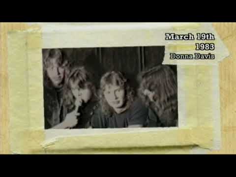 METALLICA REFLECTIONS  - A Young Metallica Introduce Themselves During An Interview In March 1983.
