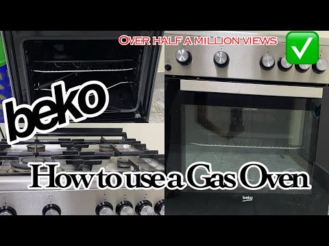 How to use a gas oven// Beko gas//