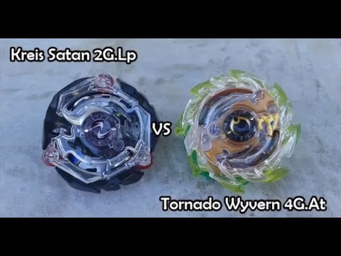 Beyblade Burst Battle : Kreis Satan 2G.Lp vs Tornado Wyvern 4G.At