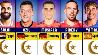 Top 80 Muslim Football Players of All Time 2025