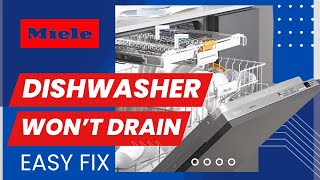 MIELE Dishwasher Won't Drain - Easy Fix