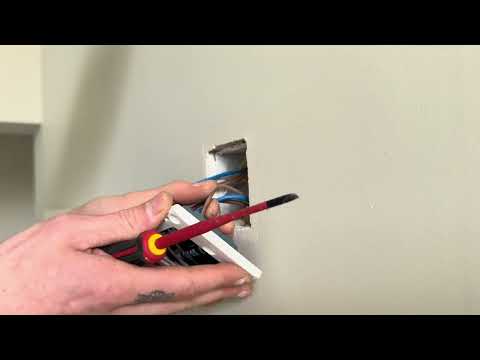 Installation of the Trendi Switch 10 Amp Modern Glossy Decorative Fan Isolator Switch - FI