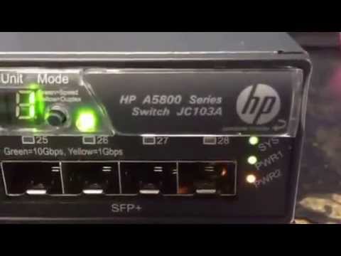 Hp networking switches, black