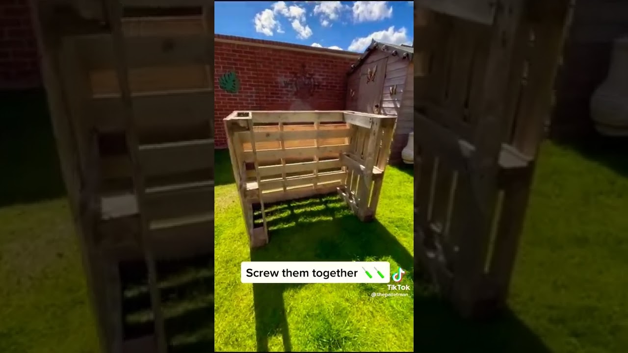 how to make a pallet bar ♻️