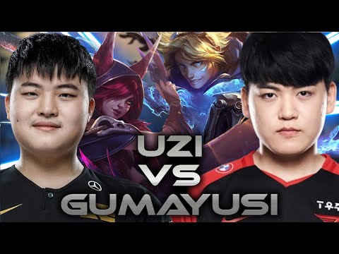 UZI Xayah Vs T1 Gumayusi Ezreal Bot Lane ADC KR Challenger Elo Season 13 Patch 13.4