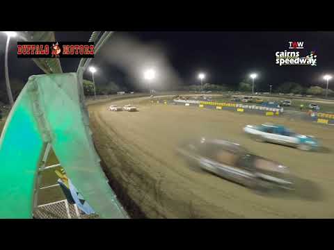 Aug 20 at TWW Cairns Speedway - Buffalo Motors Super Street Sedans NQ titles heat 3