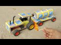 How To Make A Tractor With Water Tank From Matchbox Matchbox Car Mini Car