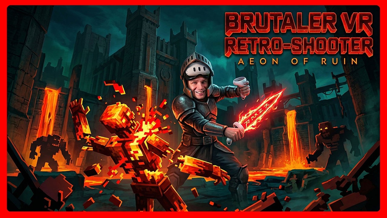 Wrath Aeon of Ruin VR Brutal Edition gameplay showing retro FPS action in virtual reality