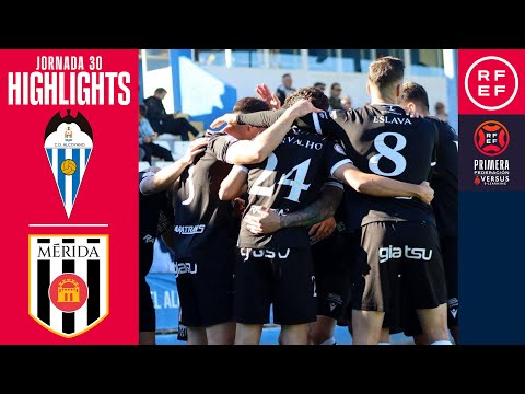 Resumen #PrimeraFederación | CD Alcoyano 2-3 AD Mérida | Jornada 30 | Temporada 2024/25