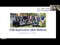 CSB AAP Webinar 2021