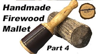 Making a Firewood Mallet on the Treadle Lathe | Part 4