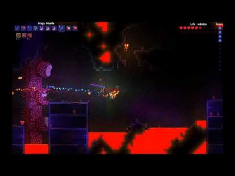 Terraria patch 1.1.1 Part 1 - Wall of flesh!