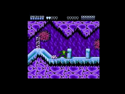 Nostalgic games. Today: Battletoads [ NES ] Part 3 "Arctic Caverns"