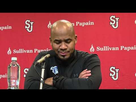 A dejected Shaheen Holloway on Seton Hall blowing 15-point lead to St. John's