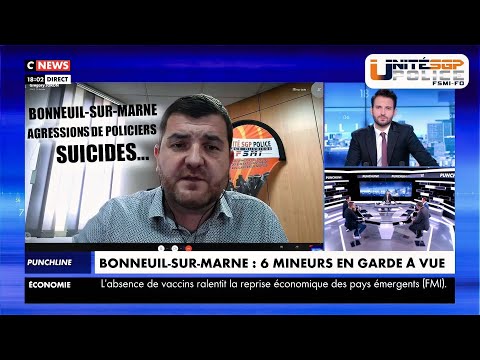BONNEUIL-SUR-MARNE, AGRESSIONS DE POLICIERS, SUICIDES... Retrouvez Grégory JORON sur CNEWS