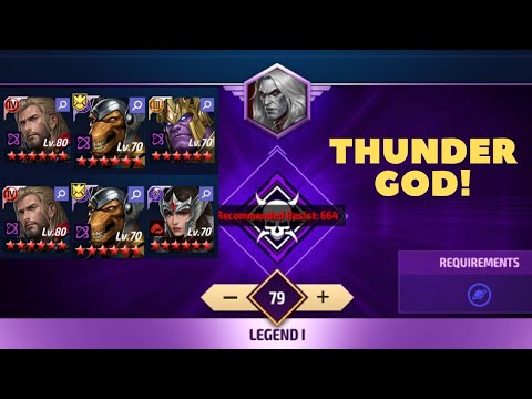 T4 THOR IS UNSTOPPABLE - KNULL STAGE 79 IN 150 SEC! - Marvel Future Fight