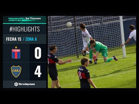 TIGRE 0 - 4 BOCA I Resumen del partido I #TorneoProyección Sur Finanzas Apertura