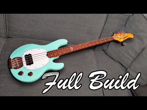 Raw Wood into Premium Bass Guitar - DIY FULL Build