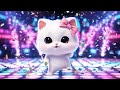 Cute Kawaii Cat Dancing To Viral TikTok Song Disco Party Vibes