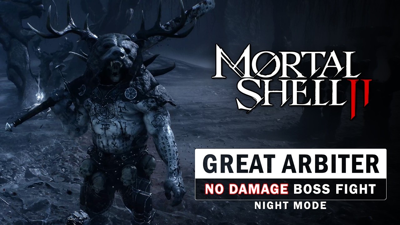 Mortal Shell 2 - Great Arbiter of Flesh Boss Fight (No Damage / Night Mode)