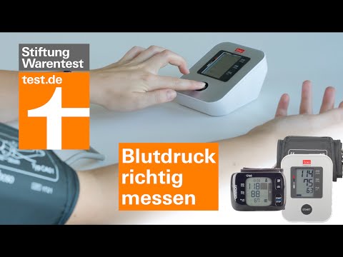 Blutdruck richtig messen: mit Handgelenk-Blutdruckmesser und Oberarmgerät (Test Blutdruckmessgeräte)