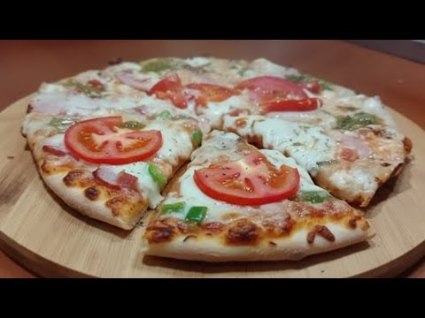 No-Knead, No-Oven Pizza, Ready in 5 Minutes! Delicious!