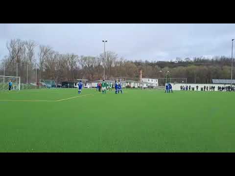 Freistoß der C1 Junioren gegen Thale