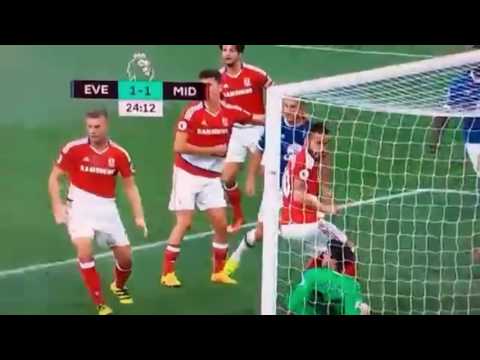 Everton 3-1 - Middlesbrough- All Goals - 5th Premier League Match