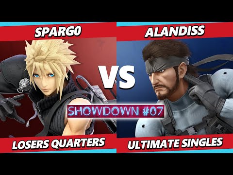 PSKSHOWDOWN #7 TOP 8 - Spargo (Cloud) Vs. AlanDiss (Snake) Smash Ultimate - SSBU