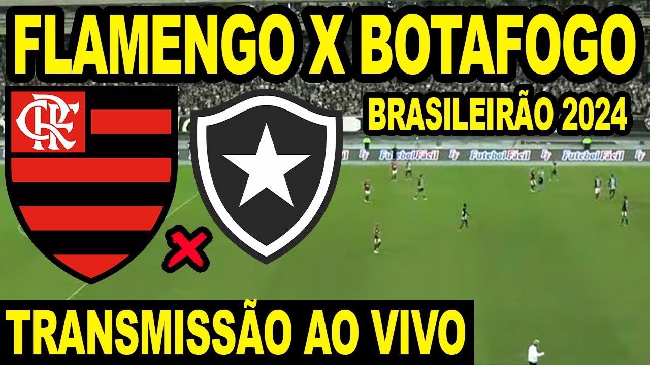 FLAMENGO X BOTAFOGO AO VIVO DIRETO DO NILTON SANTOS -  CAMPEONATO BRASILEIRO 2024