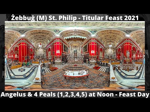 Angelus u Erba' Moti ta' 12:00pm (2021 1,2,3,4) - Ħaż Żebbuġ San Filep - Festa Titulari - 5 Qniepen