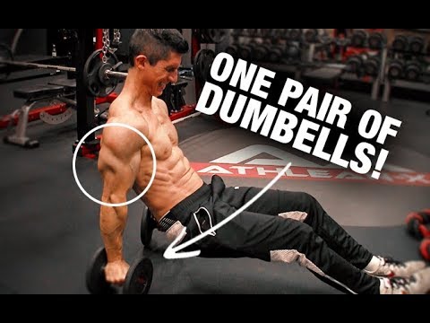 7 Minute Triceps Workout (JUST DUMBBELLS!!)