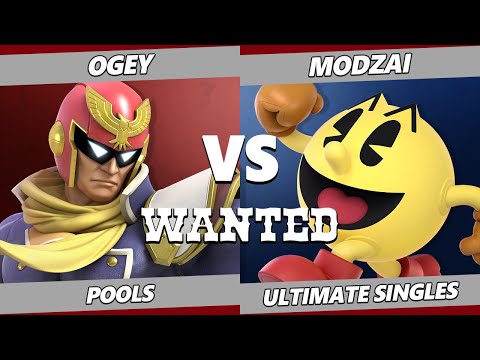 WANTED S4 C4 - Ogey (Captain Falcon) Vs. MoDzai (Pac-Man) SSBU Ultimate Tournament