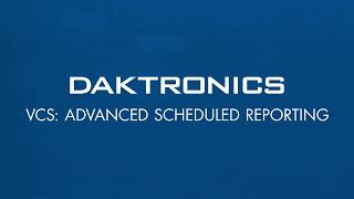 Venus Control Suite: Advanced Scheduled Reporting