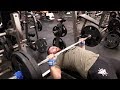 225 BENCH PRESS FOR 10 REPS! ALL TIME REP PR! 100 LB DUMBBELL INCLINE BENCH